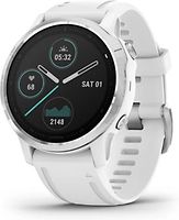 Garmin Fenix 6S 42 mm blanc et bracelet en silicone blanc