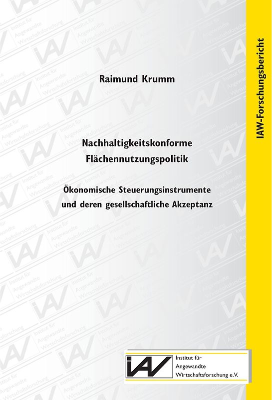 Nachhaltigkeitskonforme Flächennutzungspolitik