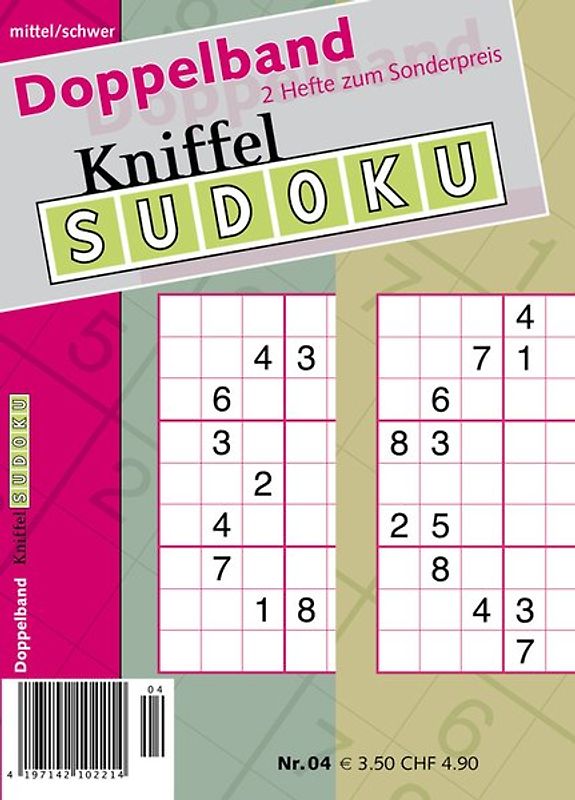 Kniffel-Sudoku Doppelband Nr. 4