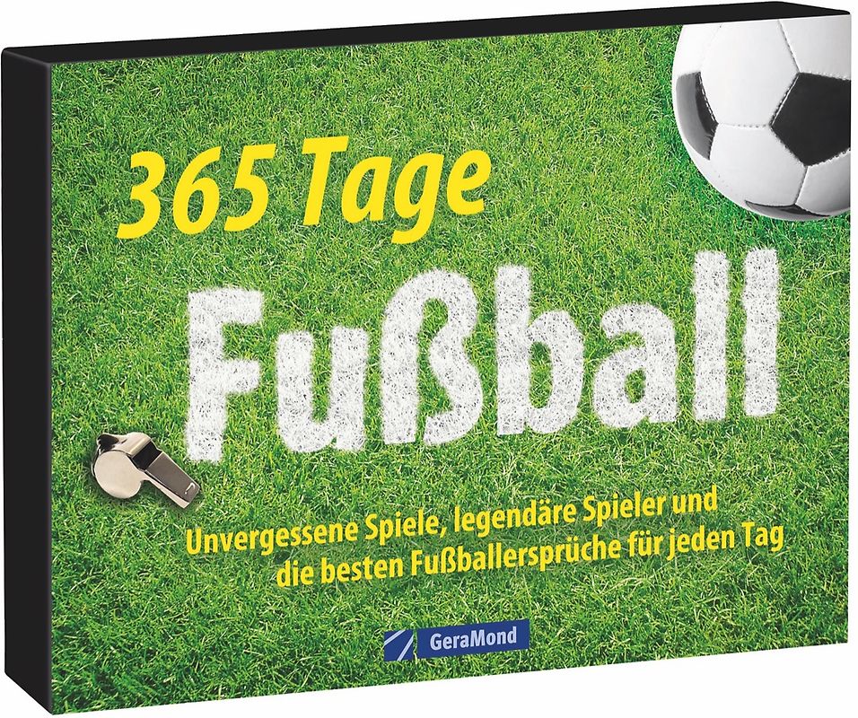Tischaufsteller - 365 Tage Fußball