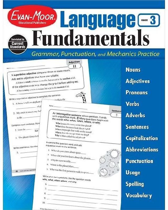 Language Fundamentals, Grade 3