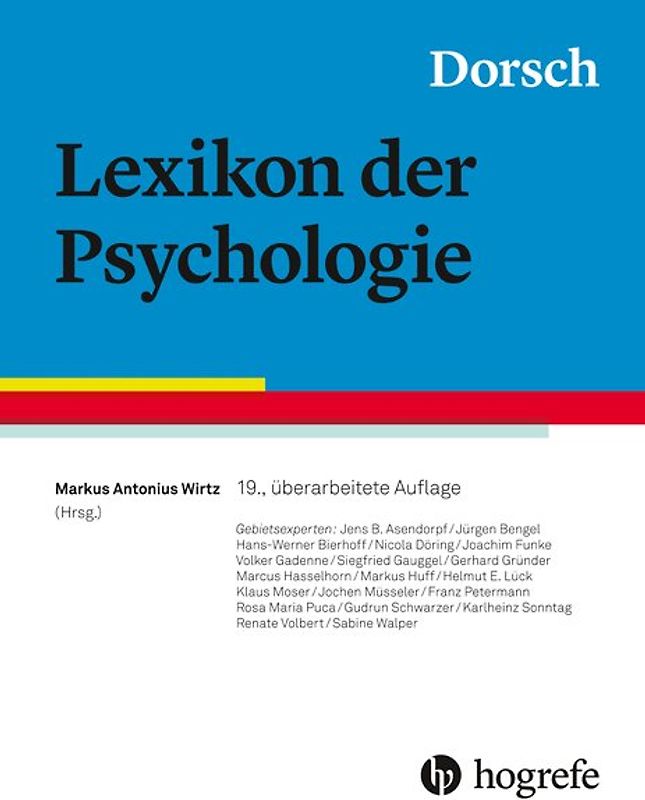Dorsch - Lexikon der Psychologie