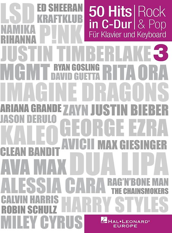 50 Hits in C-Dur: Rock & Pop Band 3