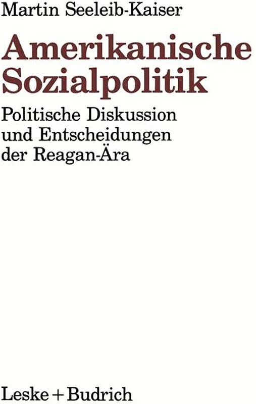 Amerikanische Sozialpolitik