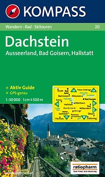 Dachstein. Wanderkarte mit Tourenführer, Skitouren und Radrouten. GPS-genau. 1:50000
