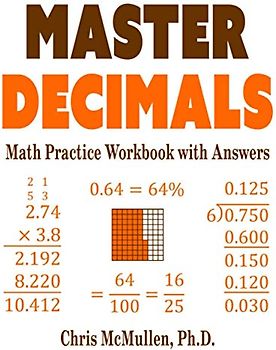 Master Decimals Math Practice Workbook with Answers