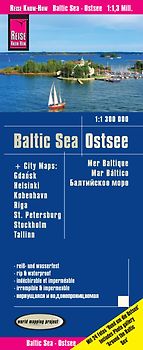 Reise Know-How Landkarte Ostsee / Baltic Sea (1:1.300.000)
