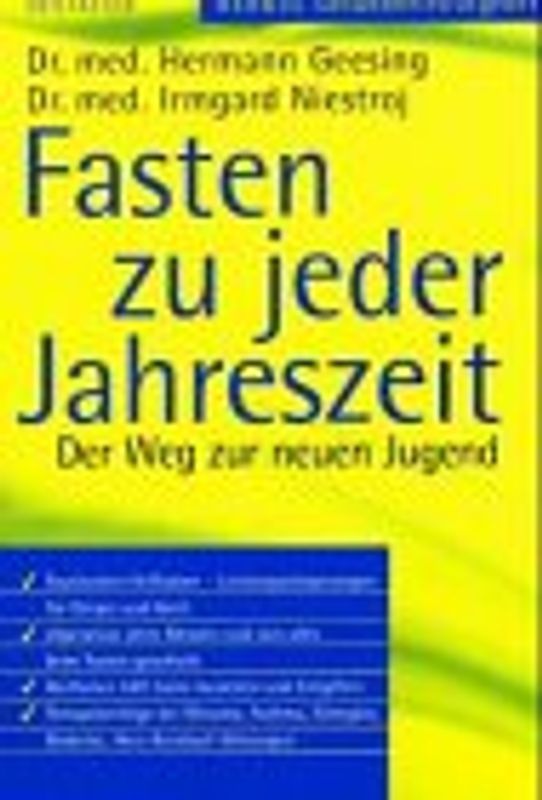 Heilfasten. Der Weg zur neuen Jugend