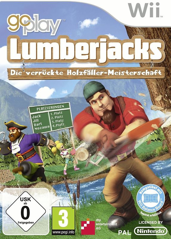 Lumberjacks - Verrückte Holzfäller-Meisterschaft Nintendo Wii