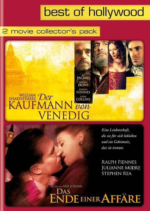 Best Of Hollywood: 2 Movie Collection 20: Der Kaufmann von Venedig /Das Ende einer Affäre DVD