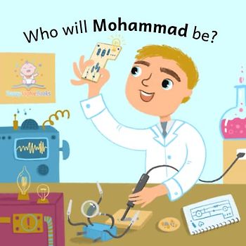 Who will Mohammad be? (Who will baby be? (boy, blond hair) A-Q)