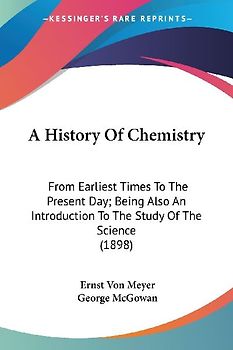 A History Of Chemistry