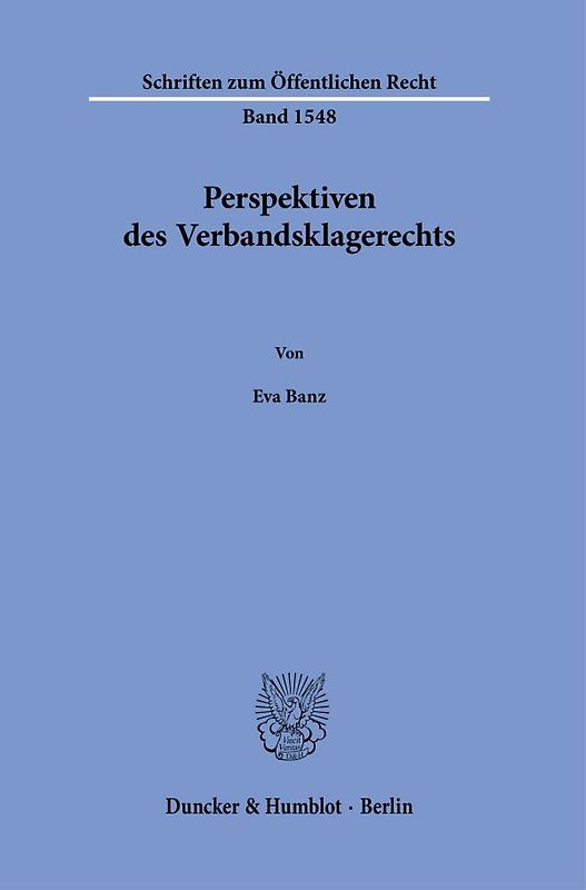 Perspektiven des Verbandsklagerechts