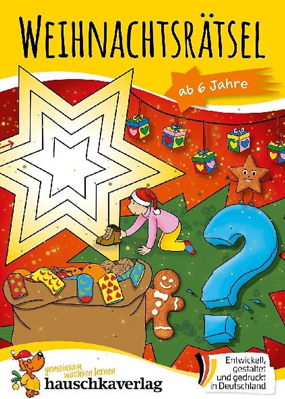 Weihnachtsrätsel – Rätselblock ab 6 Jahre
