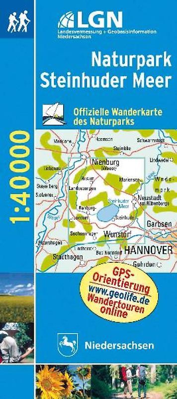 Topographische Sonderkarten Niedersachsen. Sonderblattschnitte auf... / Freizeitkarten 1:40.000 mit Begleitheft / Naturpark Steinhuder Meer