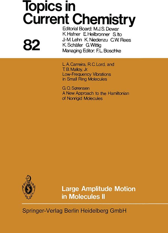 Large Amplitude Motion in Molecules II