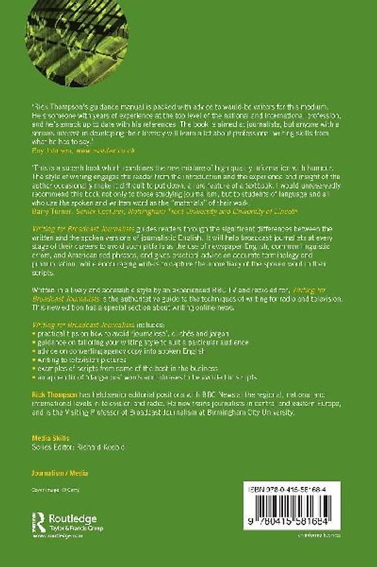 Writing for Broadcast Journalists