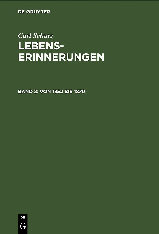Von 1852 bis 1870