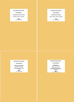 Bruchrechnung konkret! - Gesamtausgabe: Trainingshefte 1-4