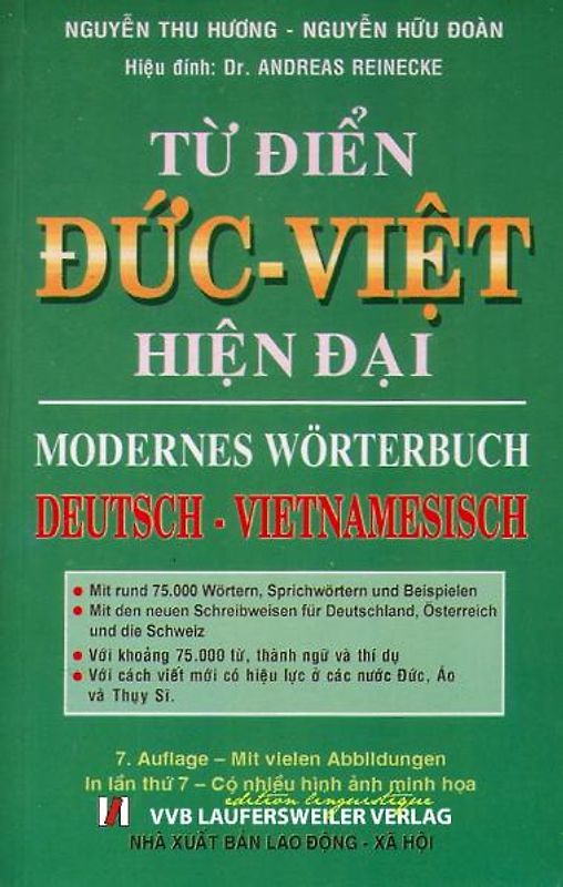 Deutsch-Vietnamesisch Modernes Wörterbuch /Tu dien Duc-Viet