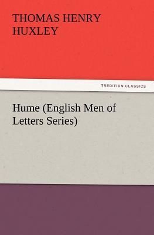 Hume (English Men of Letters Series)