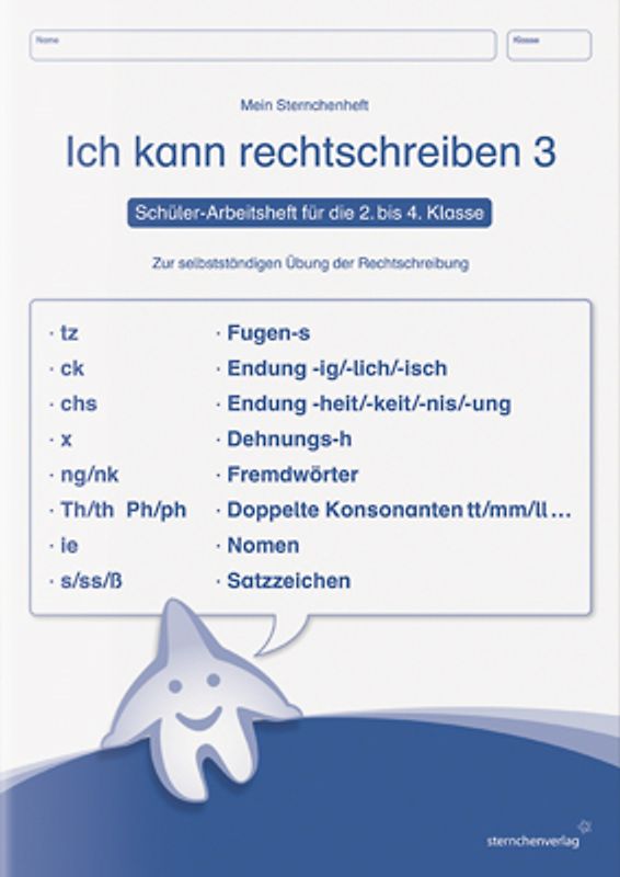 Ich kann rechtschreiben 3 - Schülerarbeitsheft für die 2. bis 4. Klasse - neues Design