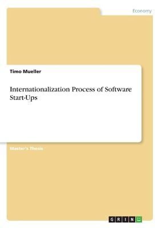 Internationalization Process of Software Start-Ups