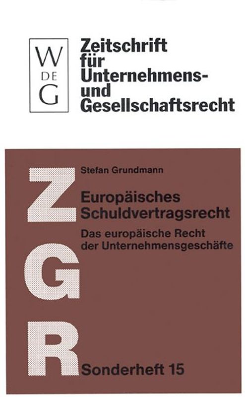 Europäisches Schuldvertragsrecht