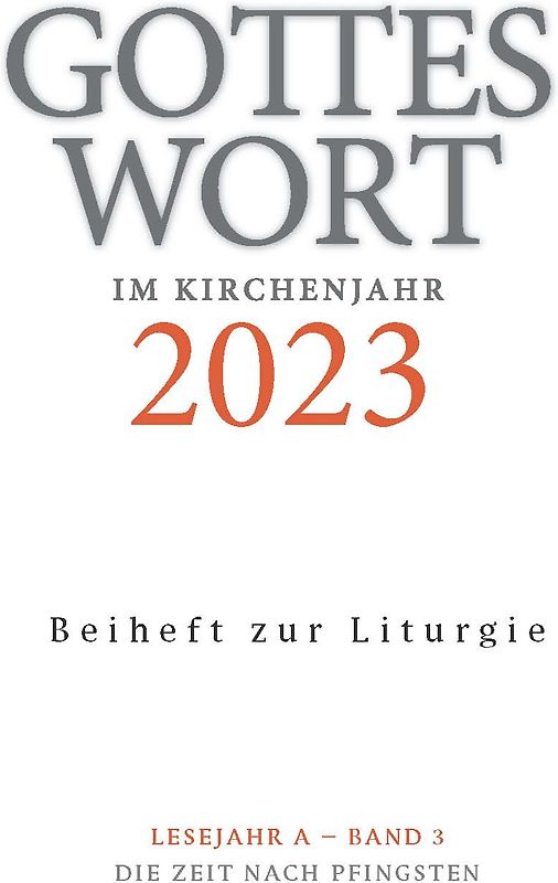 Gottes Wort im Kirchenjahr