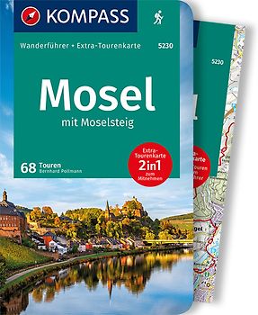 KOMPASS Wanderführer Mosel mit Moselsteig, 68 Touren