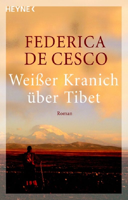 Weißer Kranich über Tibet