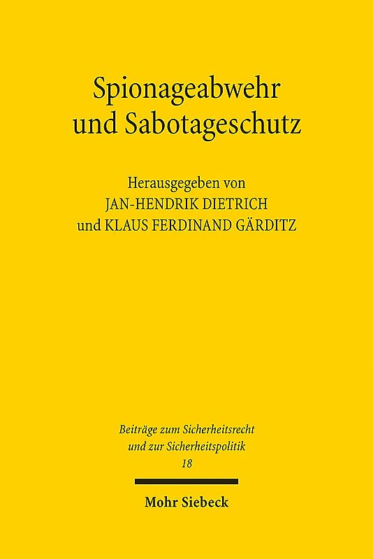 Spionageabwehr und Sabotageschutz