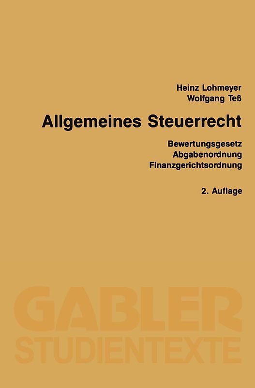 Allgemeines Steuerrecht