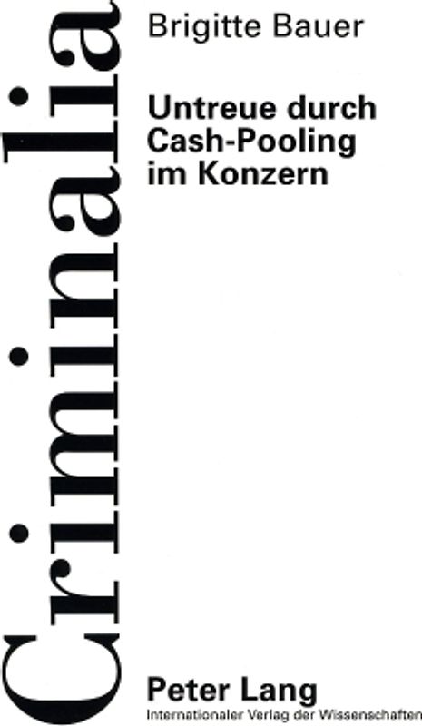 Untreue durch Cash-Pooling im Konzern