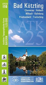 ATK25-I16 Bad Kötzting (Amtliche Topographische Karte 1:25000)
