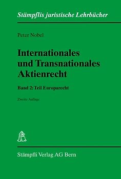 Internationales und Transnationales Aktienrecht - Band 2: Teil Europarecht