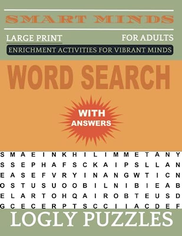 Word Search Book Large Print for Adults: 2400+ words New Fun and Relaxing Puzzles Book for Adults & Seniors with Answers Key