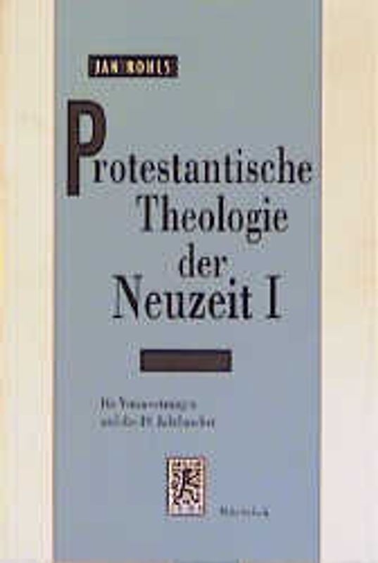 Protestantische Theologie der Neuzeit
