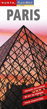 KUNTH FlexiMap Paris 1:17000