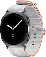 Samsung Galaxy Watch8 44 mm Boîtier aluminium graphite sur Sport Chic M/L blanc [Wi-Fi]