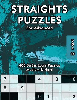 Straights Sudoku Variation Puzzle Book: Medium & Hard Puzzles for Adults & Clever Kids