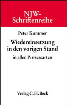 Wiedereinsetzung in den vorigen Stand
