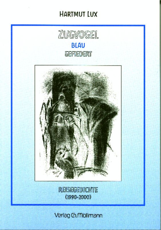 Zugvogel blau gefiedert