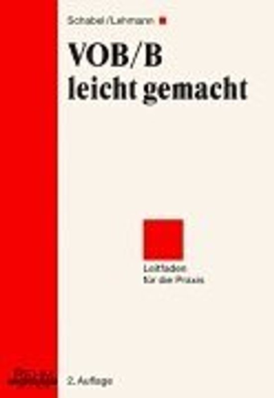 VOB/B leicht gemacht