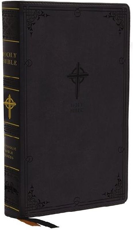 Nabre, New American Bible, Revised Edition, Catholic Bible, Large Print Edition, Leathersoft, Black, Comfort Print