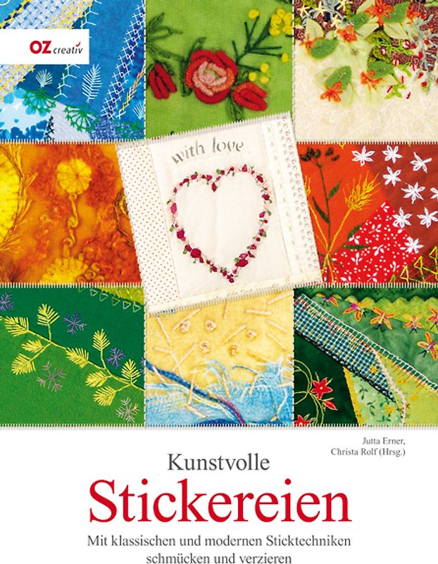 Kunstvolle Stickereien