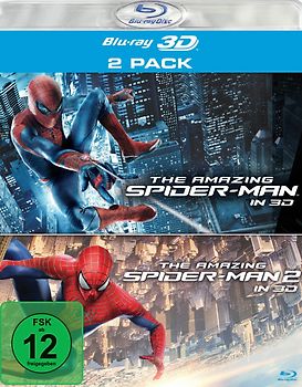 The Amazing Spiderman / The Amazing Spiderman 2: Rise of Electro 3D [4 Discs, inkl, 2D Version] 3D Blu-ray Disc