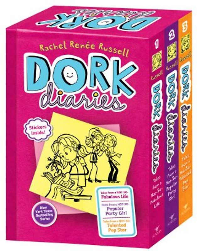 Dork Diaries Box Set: Dork Diaries; Dork Diaries 2; Dork Diaries 3 - Russell, Rachel Renee