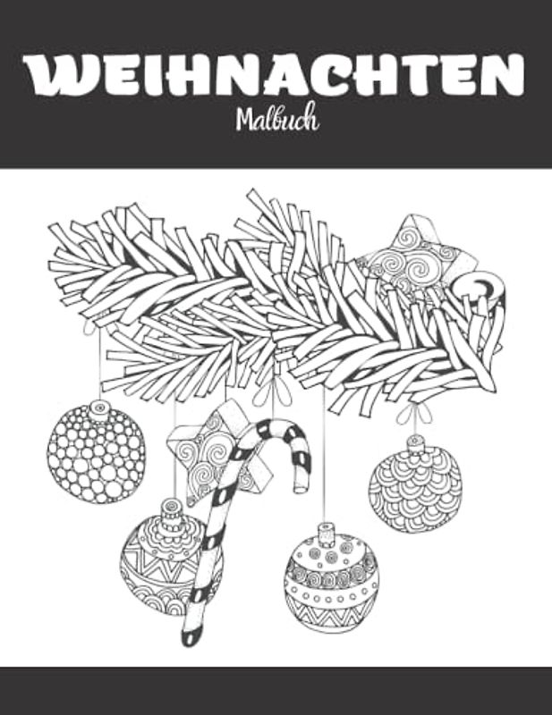 WEIHNACHTEN Malbuch: Malbuch für Jugendliche und Erwachsene