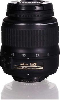 Nikon AF-S DX NIKKOR 18-55mm F3.5-5.6 ED G II 52 mm Filtergewinde (Nikon F Anschluss) schwarz